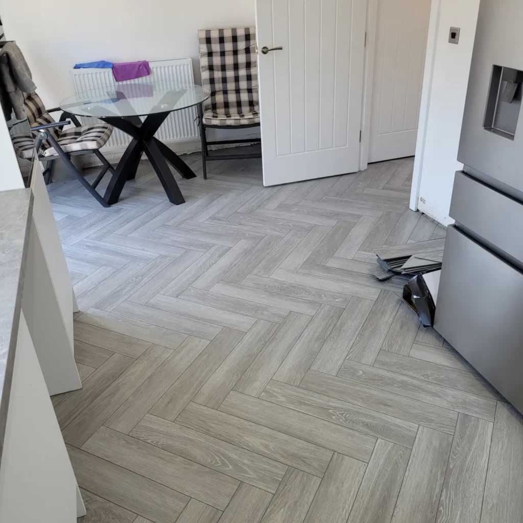 herringbone effect laminate flooring in york