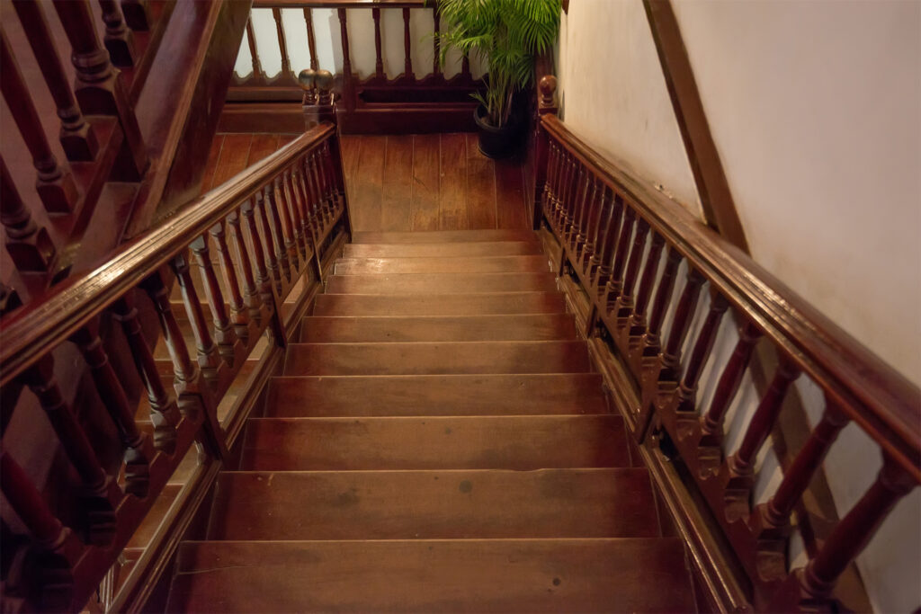 solid wood stairs